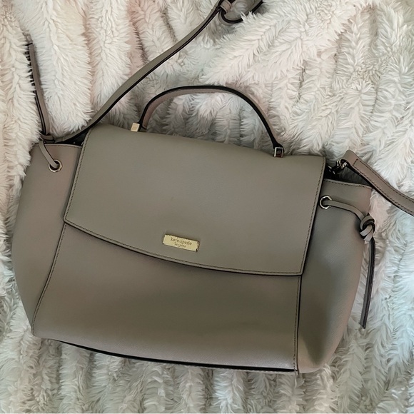 kate spade Handbags - Kate Spade Taupe Satchel Bag